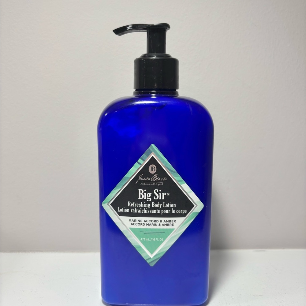 Jack Black Big Sir Refreshing Body Lotion 16 Oz New